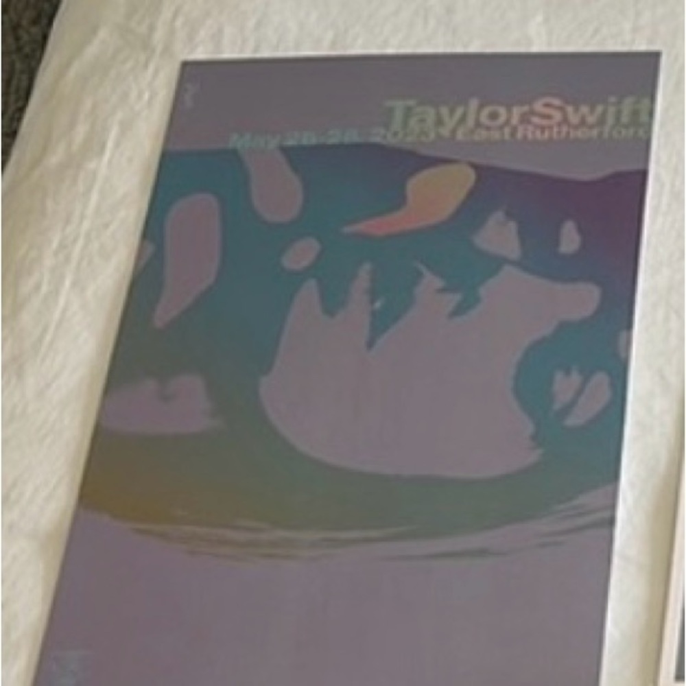 Taylor Swift Purple and Blue Art Poster